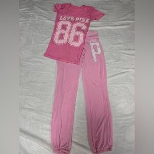 Rare Vintage Light Pink PINK Jogger Set